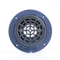 Clamping Ring Drain (PVC) Round Polished Stainless