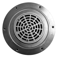 ThinBedDrainStainlessSteelFinishRoundStrainer