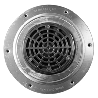 ThinBedDrainChromeFinishRoundStrainer