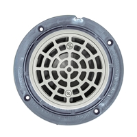 Clamping Ring Drain (PVC) Round Brushed Nickel